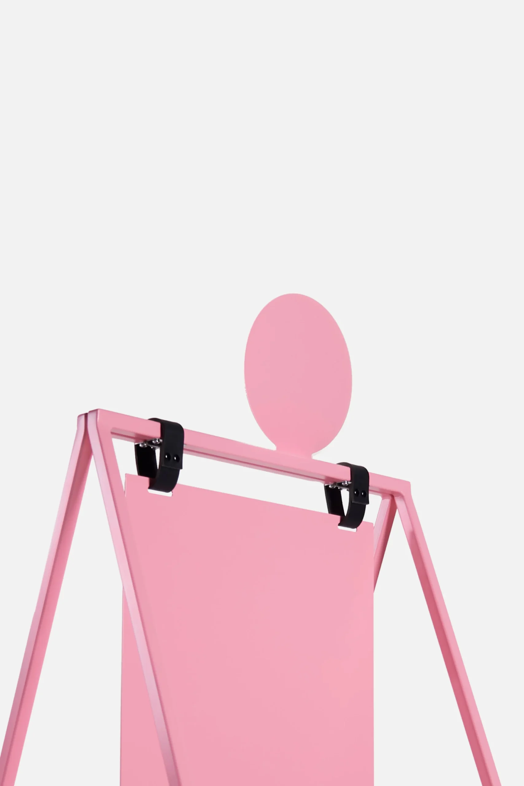 Pink add-on panel for a sidewalk sign, used to highlight special offers or announcements.