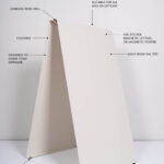SIDEWALK SIGN A-SHEET – LIGHT BEIGE