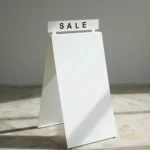 SIDEWALK SIGN A-SHEET – WHITE
