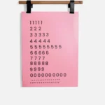 Magnetic digits set – near black