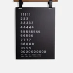 Magnetic digits set – White