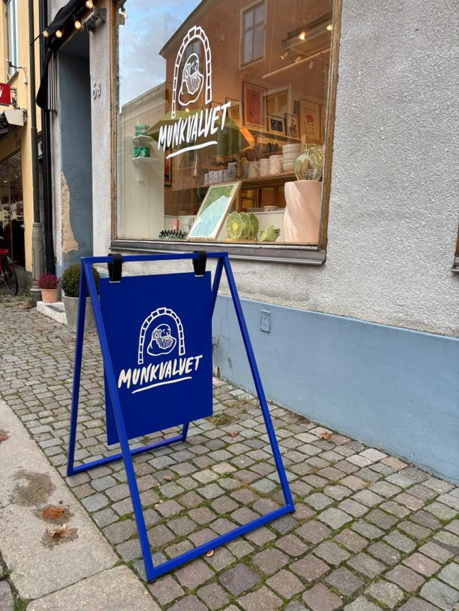 VWM studio A-Frame blue for Munkvalvet