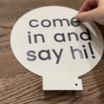 Magnetic letters set – Lowercase – Near Black