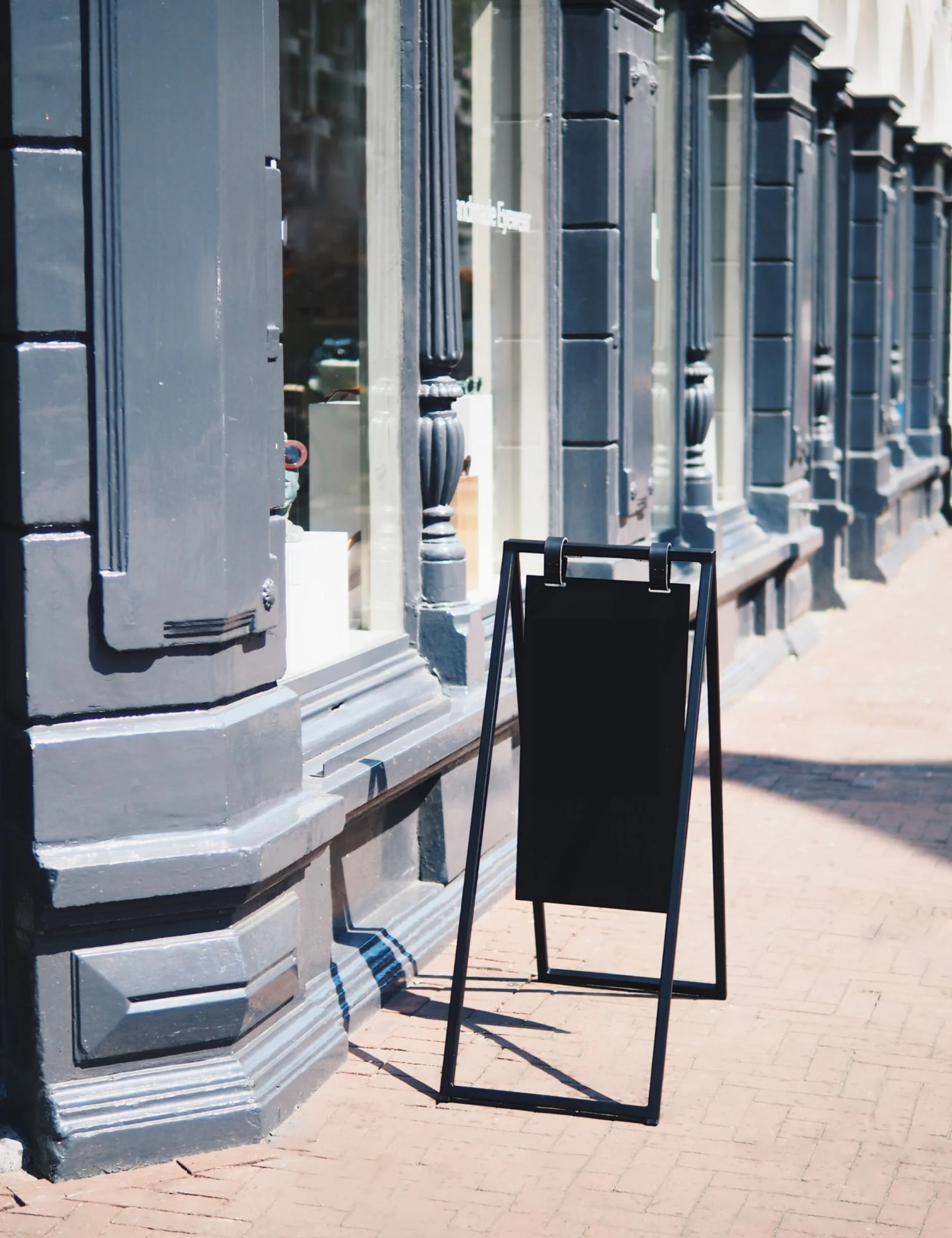 Sidewalk Sign A-frame Slim – Black - Billede 2